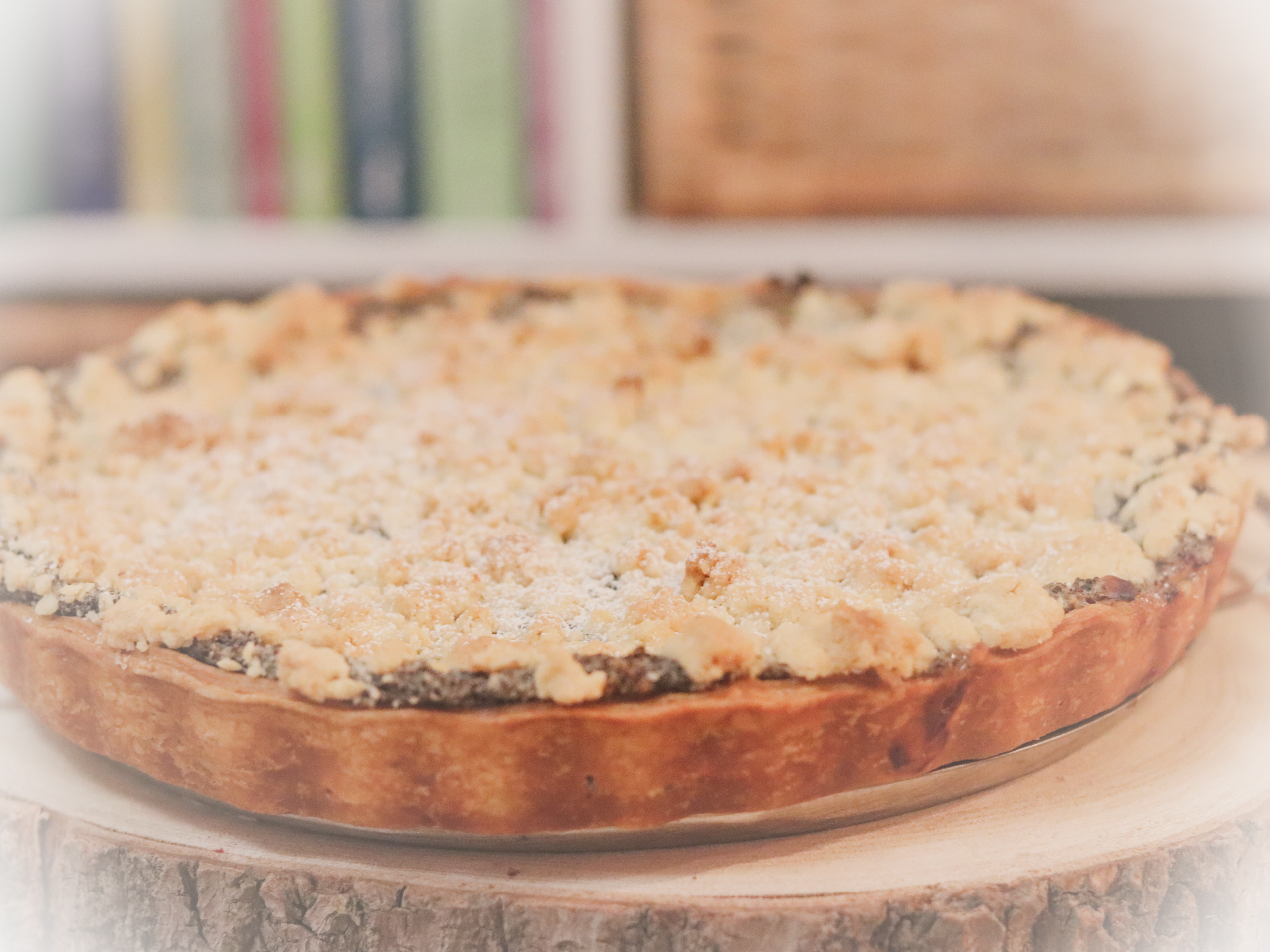 Mohntorte mit Apfel