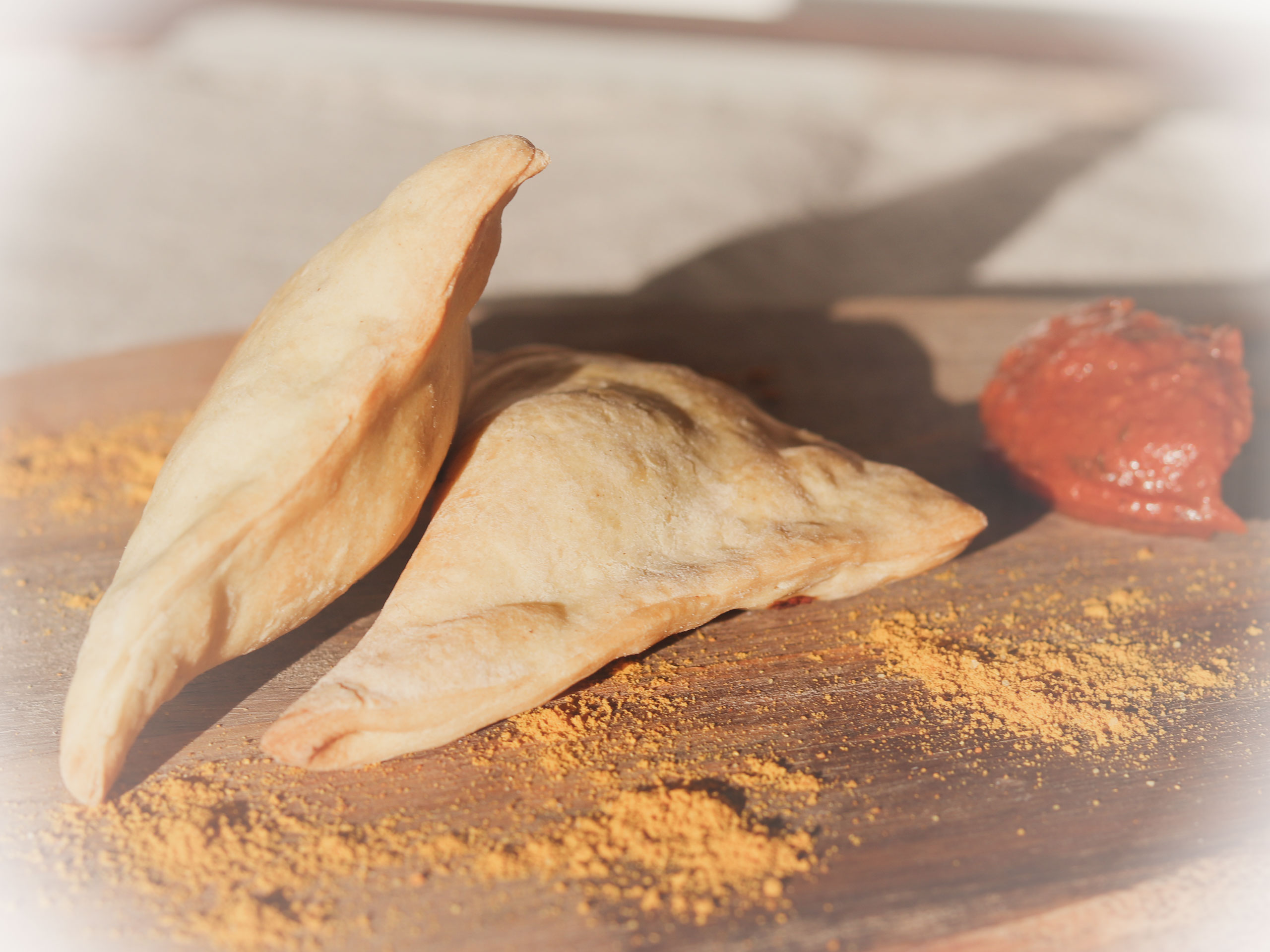 Samosas mit Dip