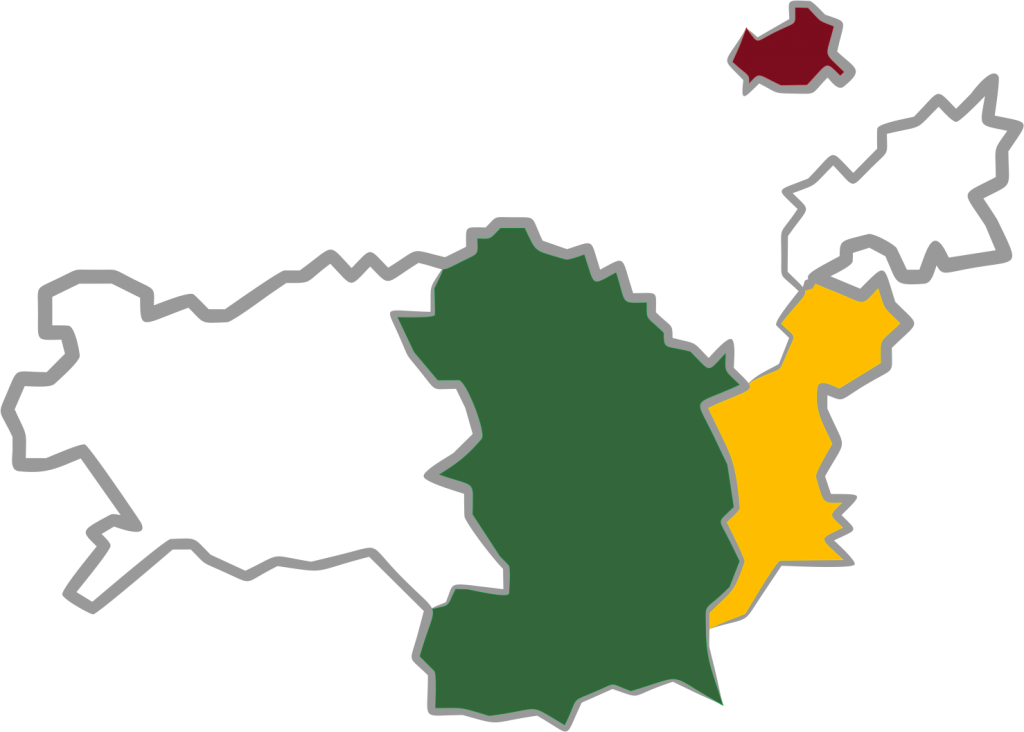 Landkarte Curtraditionen